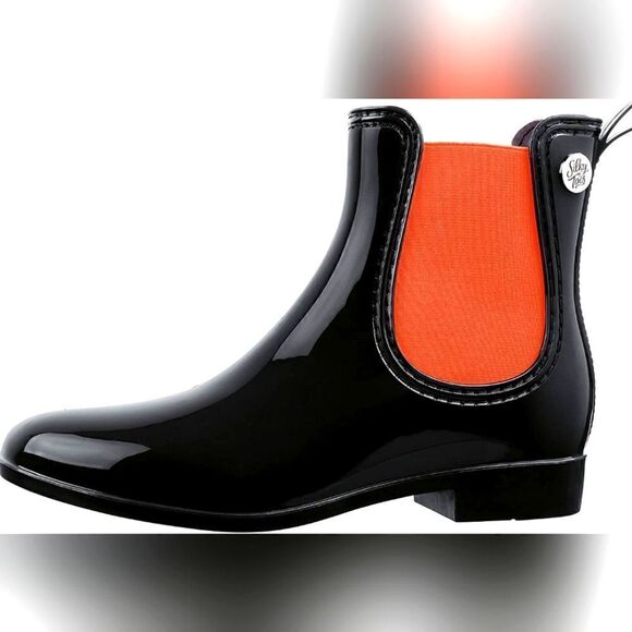 (80-1494) Silky Toes Women's Rain Boot Sz 36 (5-6) - Picture 1 of 10